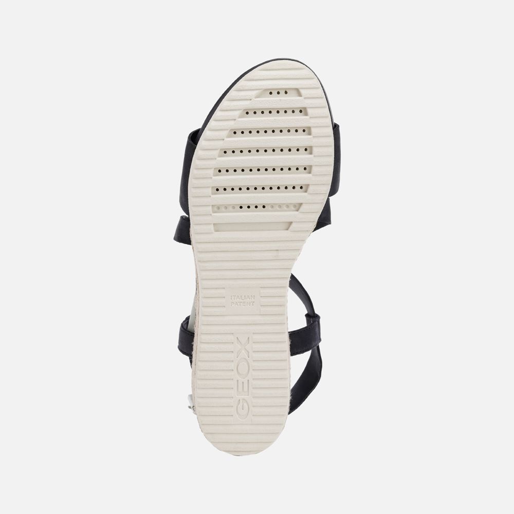 Geox Bayan Sandalet Lacivert - Ischia Corda - KIH-798105